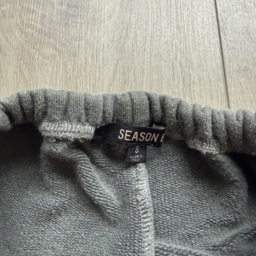 Yeezy Season 6 Authentic Taupe/Gray Cotton Mini Short. Size S - Picture 2 of 5